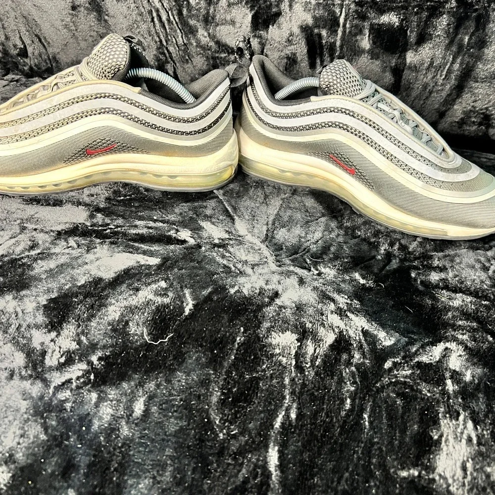 Nike Air Max 97 Ultra 17 918356-003 Men 10.5 Running Shoes Silver Bullet Sneaker